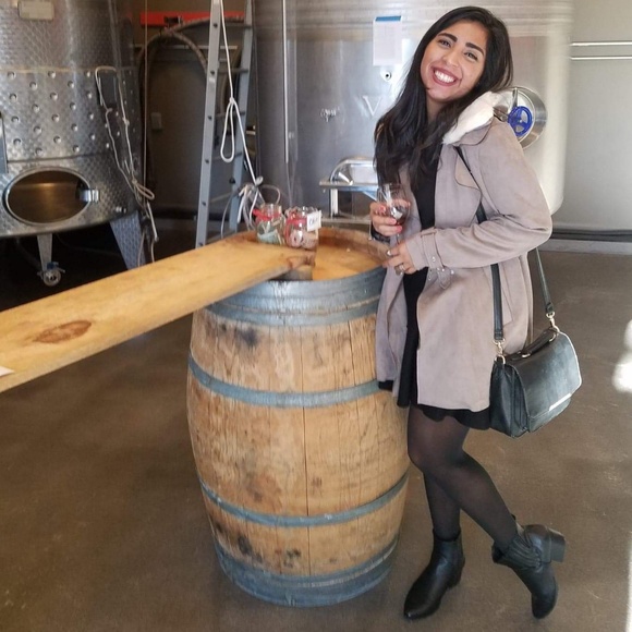 OVERSIZED BOYFRIEND TAUPE JACKET - Picture 11 of 15